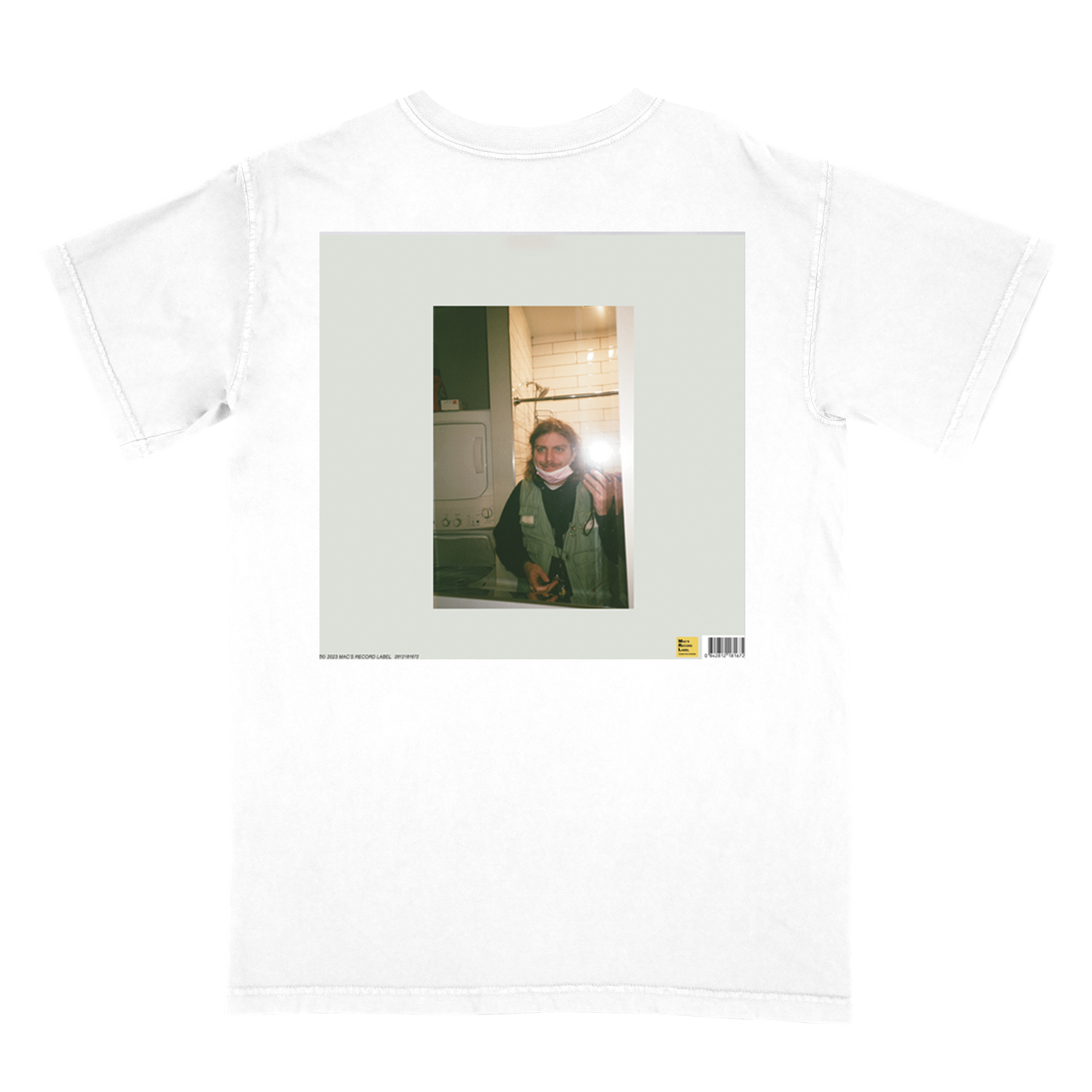 Mac DeMarco - Five Easy Hot Dogs Album Artwork Off White T-Shirt Back