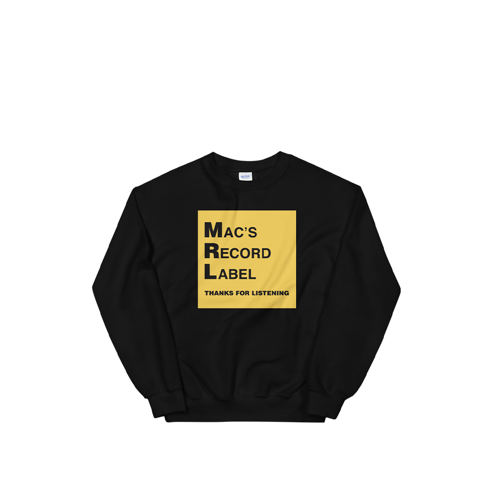 MAC'S RECORD LABEL LOGO CREWNECK